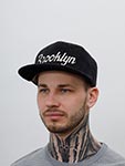 Бейсболка HOOD арт. 103-SWC002-NY020-BK Brooklyn Cord (черный / белый)